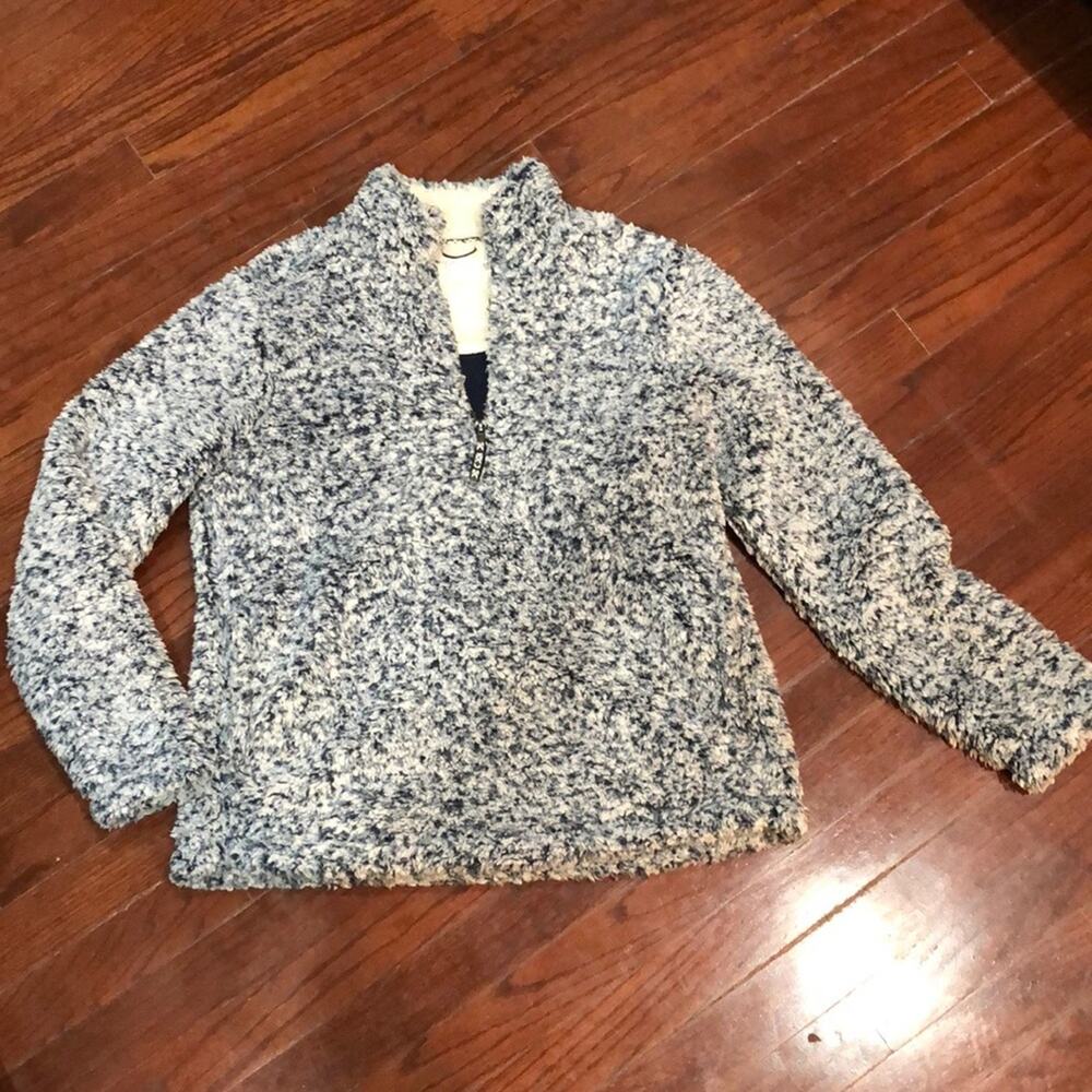 TIME and TRU Fuzzy Pull Over Sweater